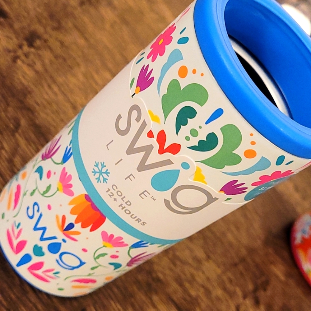 Swig Viva Fiesta 12 oz Skinny Can Cooler